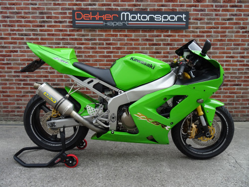 Kawasaki ZX6RR Ninja # 2003 # 52.500KM # Groen # Full Option - Dekker Motor Parts