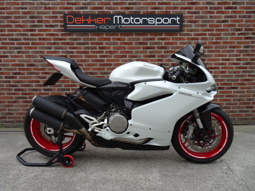 Ducati 959 Panigale # 2015 # 13.500KM # White # Nieuw Staat! - Dekker Motor Parts